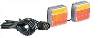 Црвена јантарна магнетна ЛЕД светла за приколице